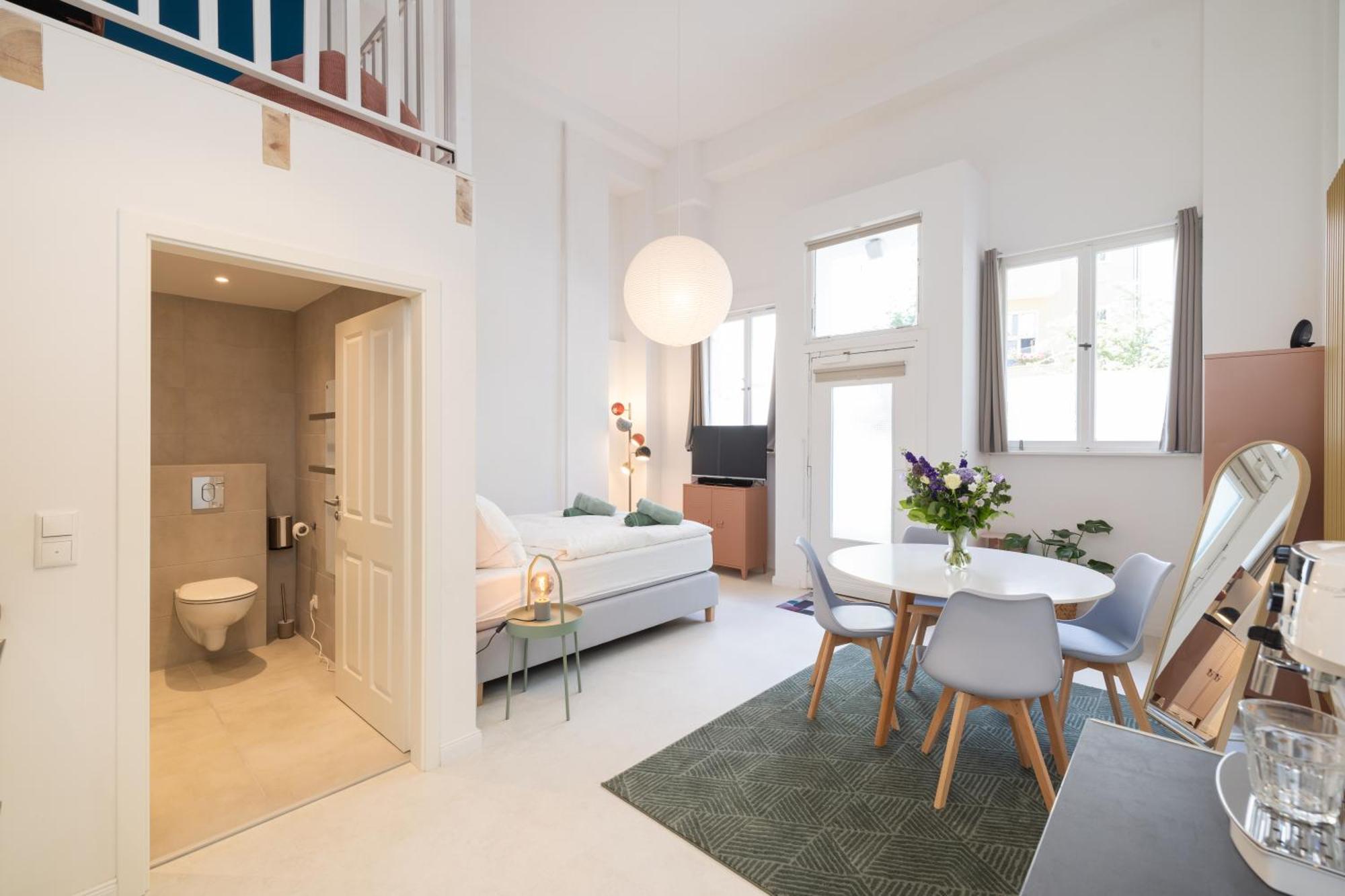 Great 2-Room Loft With 2 Bathrooms And 2 Kitchen ベルリン エクステリア 写真