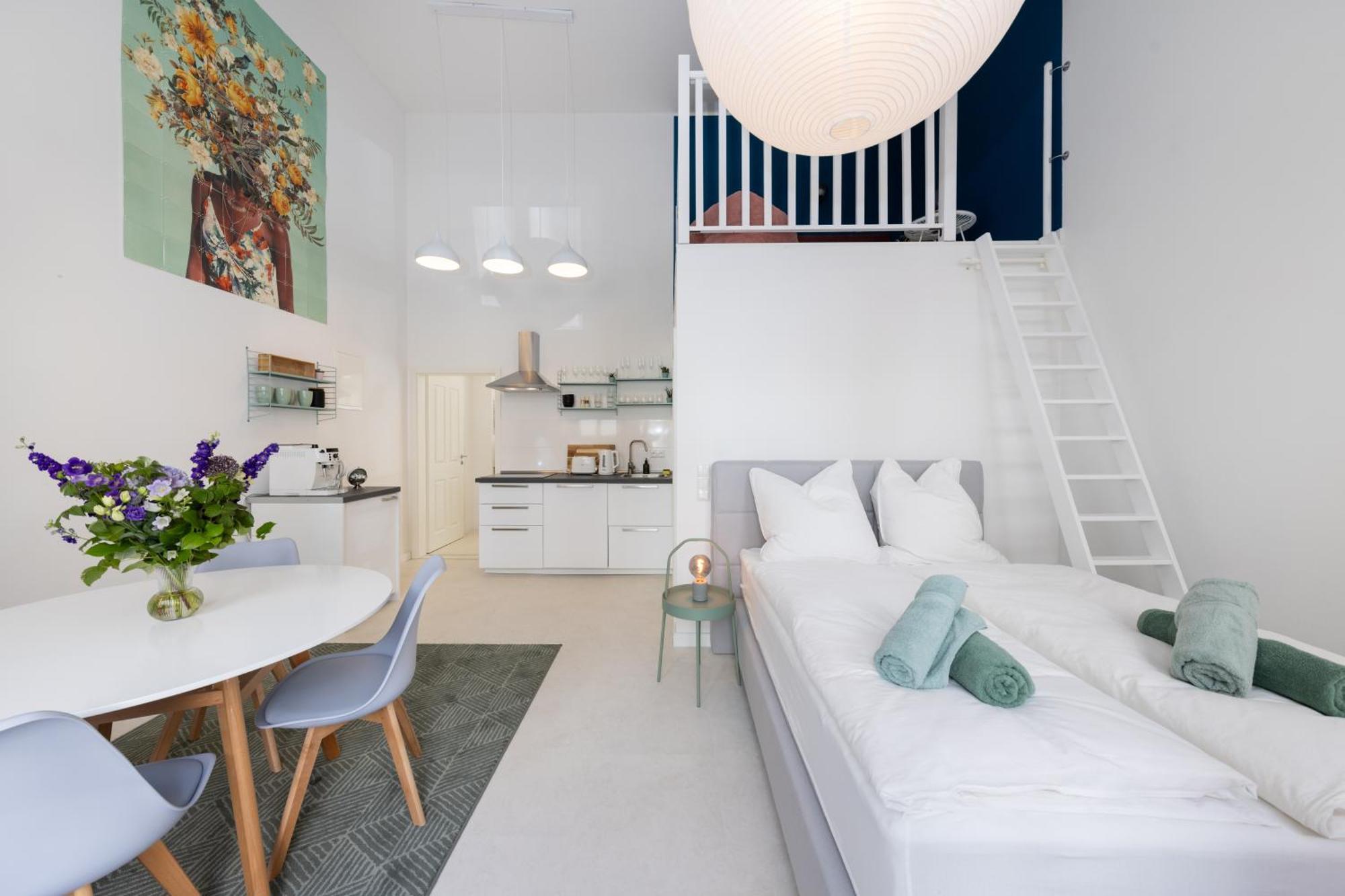 Great 2-Room Loft With 2 Bathrooms And 2 Kitchen ベルリン エクステリア 写真