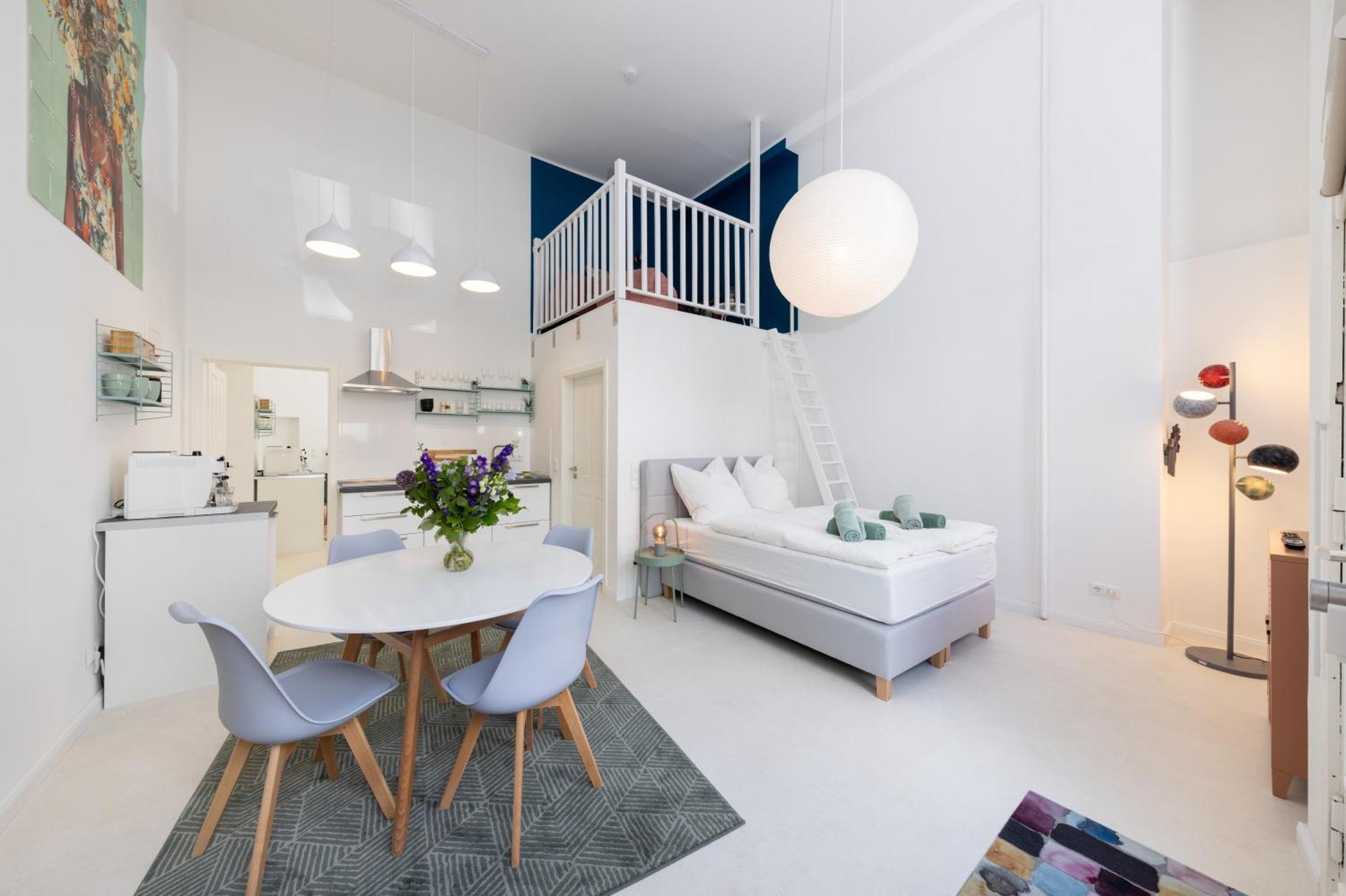 Great 2-Room Loft With 2 Bathrooms And 2 Kitchen ベルリン エクステリア 写真